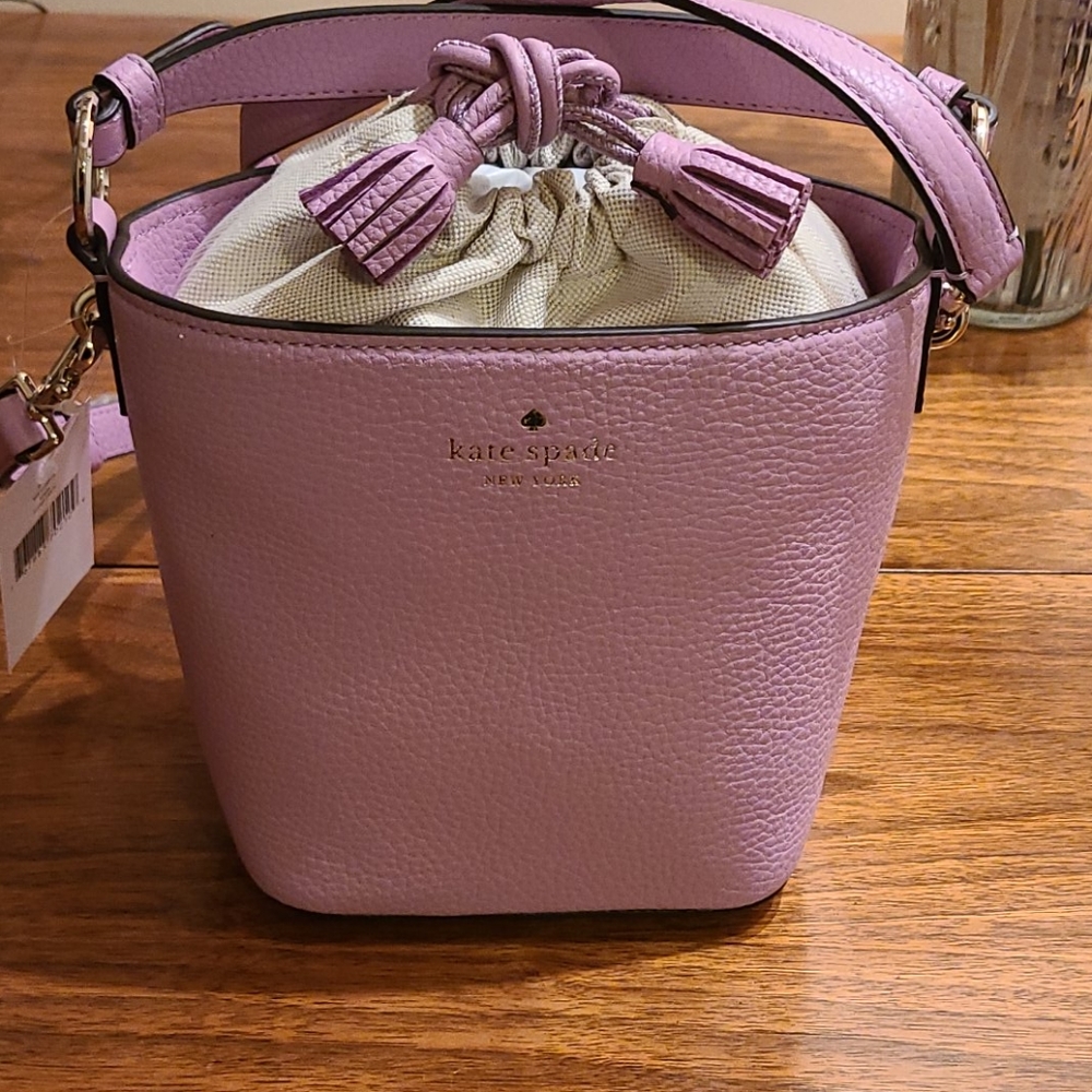 RARE Kate spade 🎇 host pick✨ orchid bucket purse